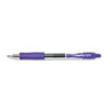 G2 Premium Retractable Gel Ink Pen Refillable Purple Ink .5mm Dozen