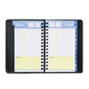 AAG760405 - QuickNotes Recycled Daily/Monthly Appointment Book, Black, 4 7/8" x 8", 2012