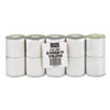 Impact Printing Carbonless Paper Rolls, 2.25" x 70 ft, White/Canary, 10/Pack