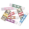 PM Company&reg; Color-Coded Kraft Currency Straps