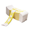 Color-Coded Kraft Currency Straps, $10 Bill, $1000, Self-Adhesive, 1000/Pack