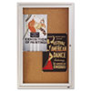 Quartet&reg; Enclosed Indoor Cork Bulletin Board with Hinged Doors