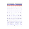 Academic Year Monthly Wall Calendar with Ruled Daily Blocks, 15.5 x 22.75, White Sheets, 12-Month (July to June): 2022-2023