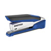 InPower Spring-Powered Desktop Stapler with Antimicrobial Protection, 28-Sheet Capacity, Blue/Silver