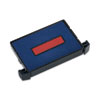 E4750 Printy Replacement Pad for Trodat Self-Inking Stamps, 1" x 1.63", Blue/Red
