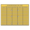 Quality Park&trade; Light Brown Kraft Resealable Redi-Tac&trade; File-Style Interoffice Envelope