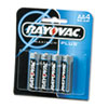 Alkaline Batteries, AA, 4/Pack