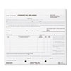 Bill of Lading Short Form 7 x 8 1 2 Four Part Carbonless 250 Forms