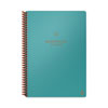 Fusion Smart Notebook, Seven Assorted Page Formats, Teal Cover, (21) 8.8 x 6 Sheets