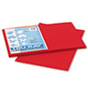 Tru Ray Construction Paper 76 lbs. 12 x 18 Holiday Red 50 Sheets Pack