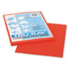Tru Ray Construction Paper 76 lbs. 9 x 12 Orange 50 Sheets Pack