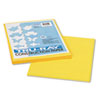 Tru Ray Construction Paper 76 lbs. 9 x 12 Yellow 50 Sheets Pack