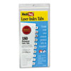 Laser Printable Index Tabs 7 16 Inch White 180 Pack