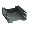 Stackable High Capacity Front Load Letter Tray Polystyrene Ebony