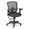 Alera Linhope Chair, Supports Up to 275 lb, Black Seat/Back, Black Base