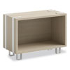 Ready Home Office Large Stackable Storage, 1-Shelf, 24w x 12d x 17.25h, Beige/White, Ships in 1-3 Business Days