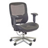 Lineage Big & Tall All-Mesh Task Chair, Supports 400lb, 19.5" - 23.25" High Black Seat,Chrome Base,Ships in 1-3 Business Days