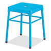 Steel GuestBistro Stool, Backless, Supports Up to 250 lb, 18" High BabyBlue Seat, BabyBlue Base, Ships in 1-3 Business Days