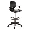 Shell Extended-Height Chair, Supports Up to 275 lb, 22" to 32" High Black Seat, Black Back/Base, Ships in 1-3 Business Days
