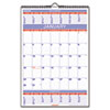 AT-A-GLANCE&reg; Three-Months-per-Page Wall Calendar with Current Month Ruled Daily Blocks