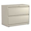 Lateral File, 2 Legal/Letter-Size File Drawers, Putty, 36" x 18.63" x 28"