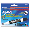 EXPO Low Odor Dry Erase Markers, Chisel Tip, Basic Assorted, 4/Set (SAN80074)