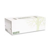Facial tissue made from 100% recycled paper (minimum 80% post-consumer).