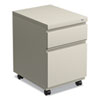 File Pedestal with Full-Length Pull, Left or Right, 2-Drawers: Box/File, Legal/Letter, Putty, 14.96" x 19.29" x 21.65"