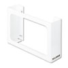 San Jamar&reg; White Enamel Disposable Glove Dispenser, Three-Box