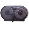 JBT twin-roll toilet tissue dispenser, 3 1/4" core diameter.