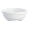 Insulated Foam Bowls, 6 oz, White, 50/Pack, 20 Packs/Carton