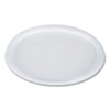 Plastic Lids for Foam Containers, Flat, Vented, Fits 24-32 oz, Translucent, 100/Pack, 5 Packs/Carton