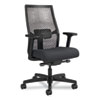 Ignition 2.0 ReActiv Mid-Back Task Chair, 17.25" to 21.75" Seat Height, Basalt Vinyl Seat, Charcoal Back, Black Base