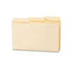 SuperTab Guide Height Reinforced Folders, Top Tab, Legal, Manila, 100/Box