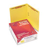 Two-Inch Capacity Fastener Folders, Straight Tab, Letter, Yellow, 50/Box
