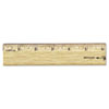 Westcott&reg; Beveled Wood Ruler