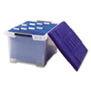 Storex Plastic File Tote
