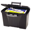 Storex Portable File Box with Organizer Lid
