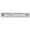 Stainless Steel Office Ruler With Non Slip Cork Base 15 quot;