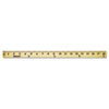 Wood Yardstick with Metal Ends 36 quot;