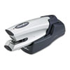 Cordless rechargeable stapler with 20-sheet capacity, adjustable throat depth and safety shut-off.