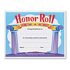 Honor Roll Award Certificates 8 1 2 x 11 30 Pack