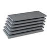Industrial Steel Shelving for 87 quot; High Posts 36w x 18d Medium Gray 6 Carton