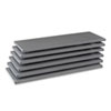 Industrial Steel Shelving for 87 quot; High Posts 48w x 18d Medium Gray 6 Carton