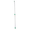 Opti Loc Aluminum Extension Pole 8ft Two Sections Green Silver