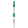 UNGEZ400 - Opti-Loc Aluminum Extension Pole, 13-ft., Two Sections, Silver/Green