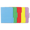 Universal&reg; Colored Top Tab File Folders