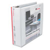 D-Ring view binder with open and close triggers, label holder and two inside pockets.