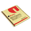 Preprinted plastic coated tab index divider set.