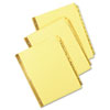 Universal&reg; Preprinted Plastic Coated Tab Dividers with Black Printing